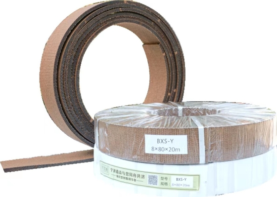 10m 15m 20m Melamine Resin Non Asbestos Woven Brake Belt For Ship Anchor