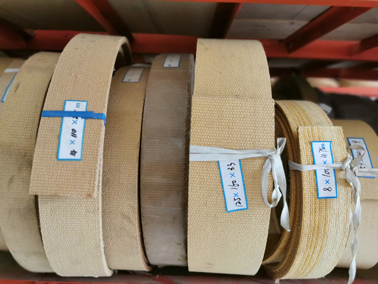 Yellow 15m/Roll Ship Anchor Hoist  Woven Brake Lining