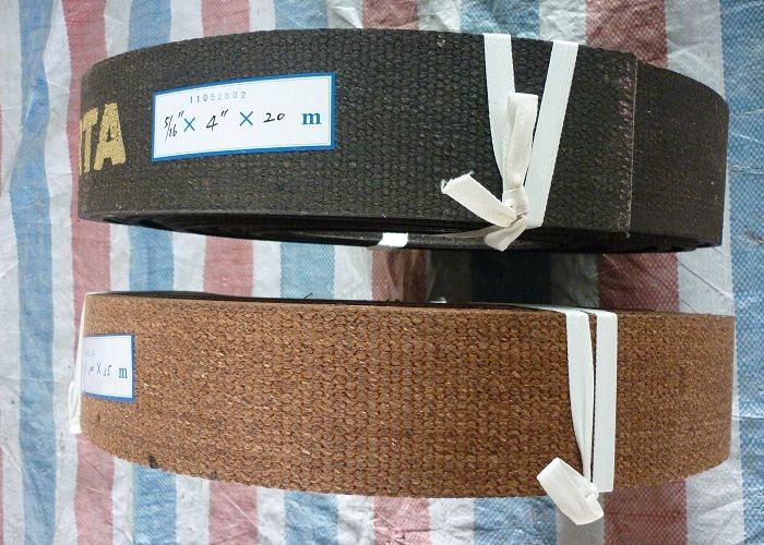10m 15m 20m Asbestos Brake Lining , Asbestos Woven Brake Lining Material