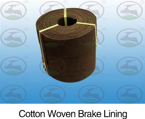 Non Toxic Woven Brake Lining Roll Pollution Free Environmental Friendly
