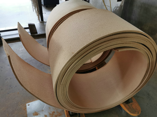 Brown 15m Winch 250℃ Flexible Brake Lining Material